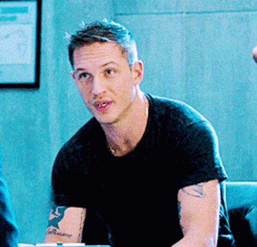 Tattooed Tom Hardy GIF
