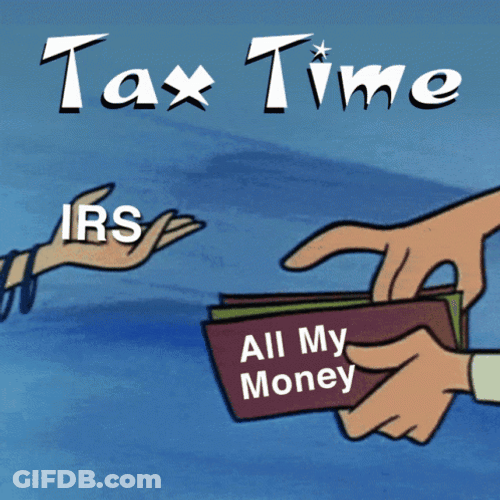 Taxes Time IRS Stealing Money GIF