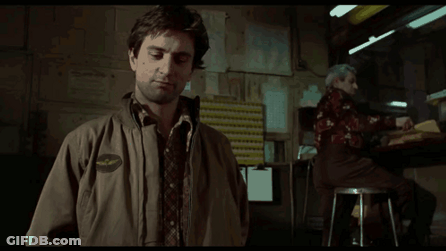 Taxi Driver Travis Bickle Anytime Anywhere GIF