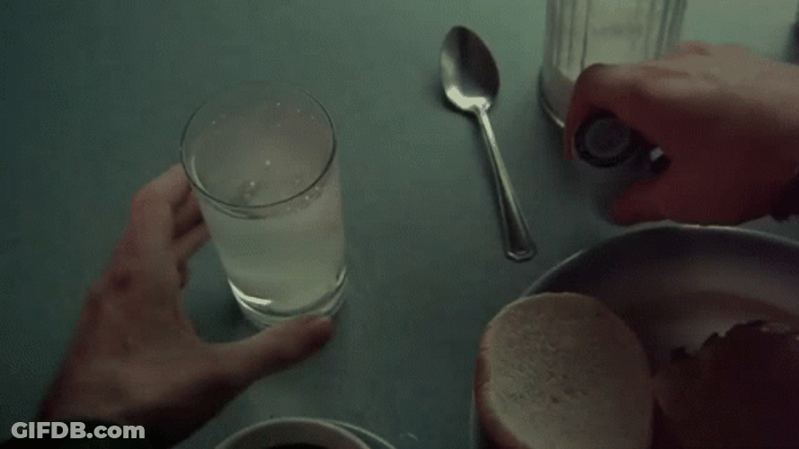 Taxi Driver Travis Bickle Looking At Glass GIF