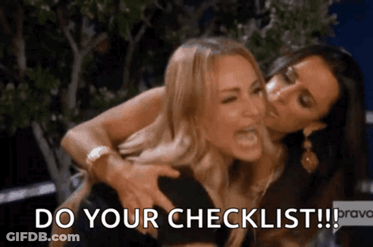 Taylor Armstrong Screaming Do Your Checklist GIF