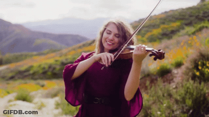 Taylor Davis Violin Performance GIF