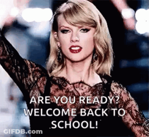 Taylor Swift Arms Up In Black Lace Top GIF