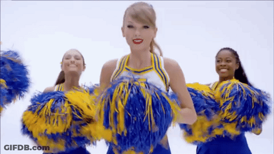Taylor Swift Birthday Cheerleader GIF