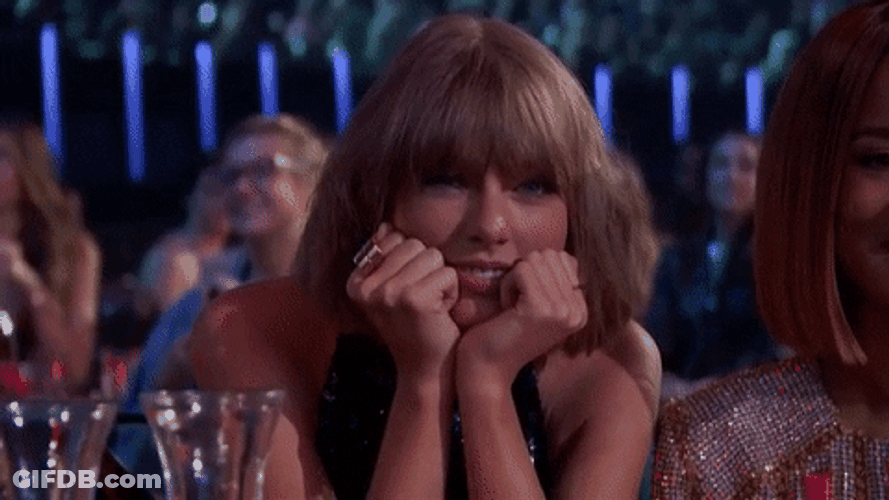 Taylor Swift Birthday Shy GIF