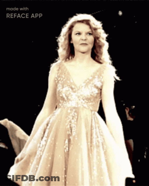 Taylor Swift Curtsy Gesture Thankful GIF