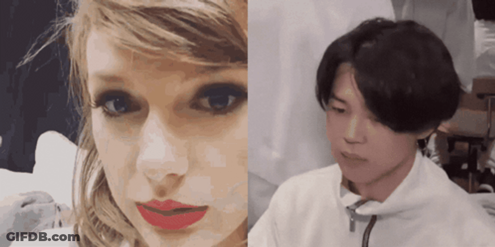 Taylor Swift Cute Reaction Meme GIF