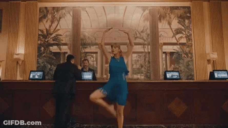Taylor Swift Dancing Ballerina Exit GIF