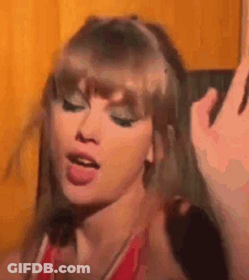 Taylor Swift Dancing In The Couch GIF