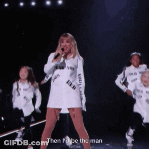 Taylor Swift Dancing With Kids GIF