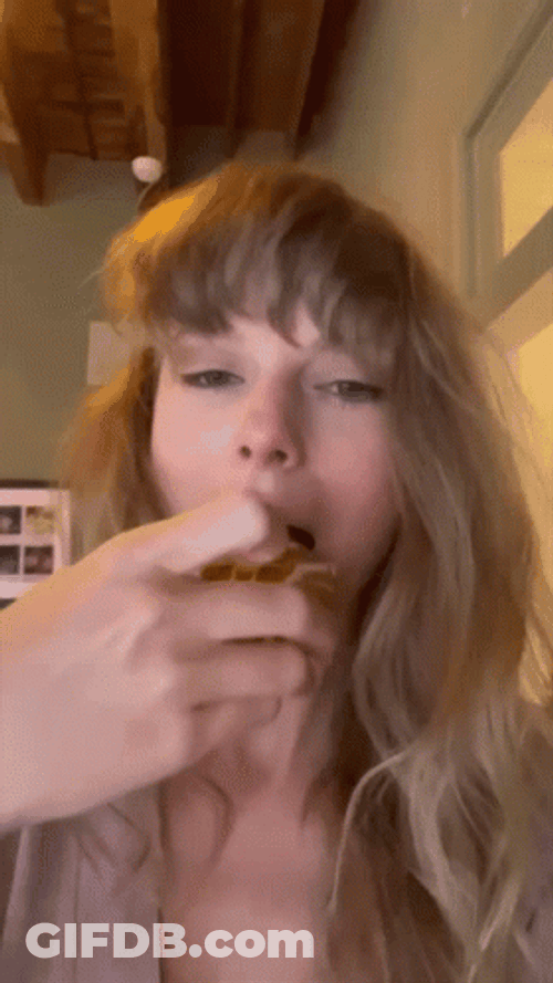 Taylor Swift Eating Cookie Meme GIF