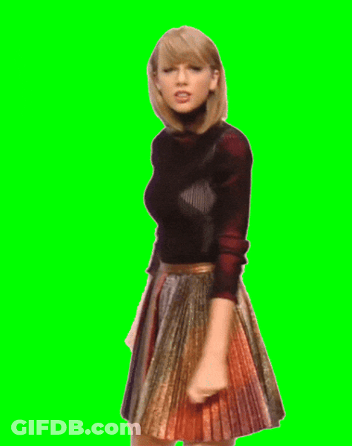 Taylor Swift Explosion Green Screen Boom GIF