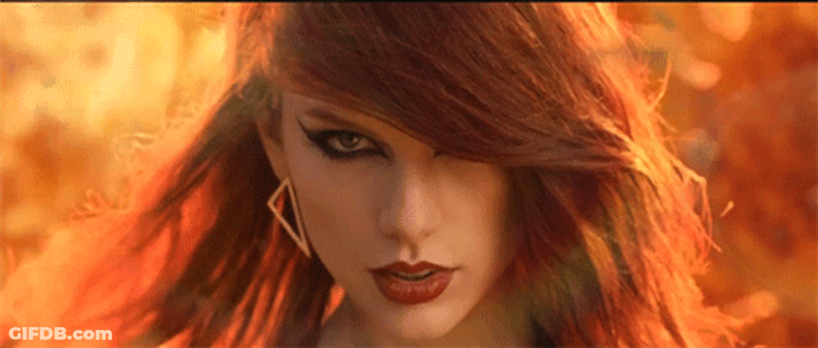 Taylor Swift Flame On GIF