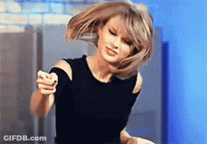 Taylor Swift Happy Dance GIF