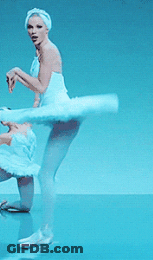 Taylor Swift Hopping Like Bunny Backwards GIF