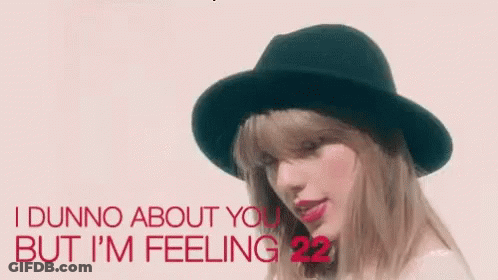 Taylor Swift Is Wearing A Black Hat And Giving The Middle Finger . GIF