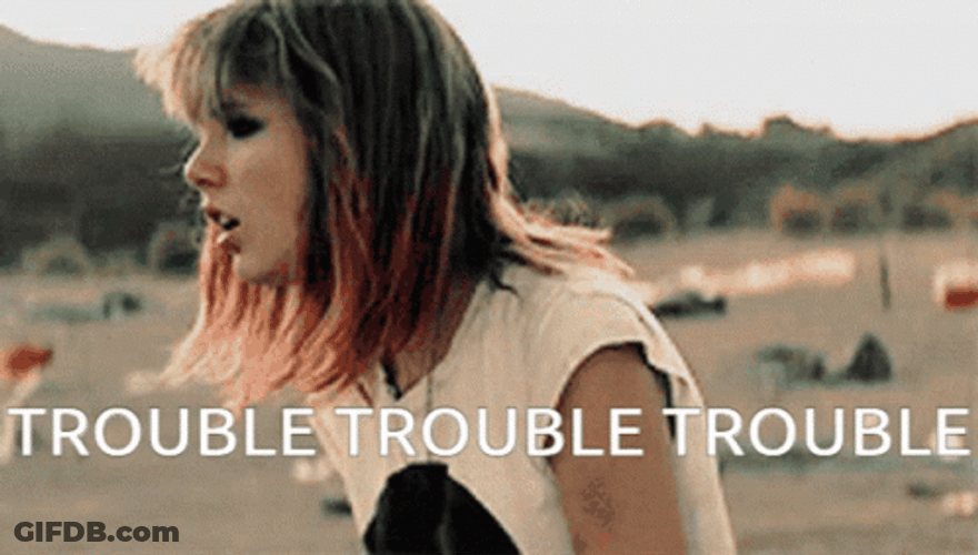 Taylor Swift Just When I Thought I Was Out GIF