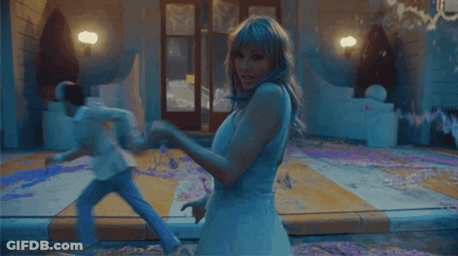 Taylor Swift Me Music Video Paint Splash GIF