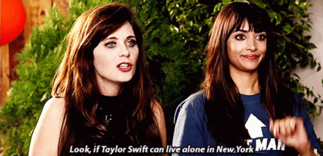 Taylor Swift On New Girl GIF