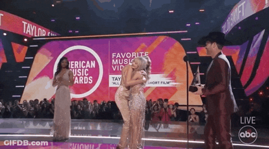 Taylor Swift Sabrina Carpenter Birthday GIF