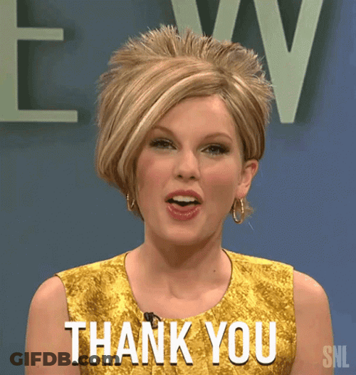 Taylor Swift Say Thank You Meme GIF