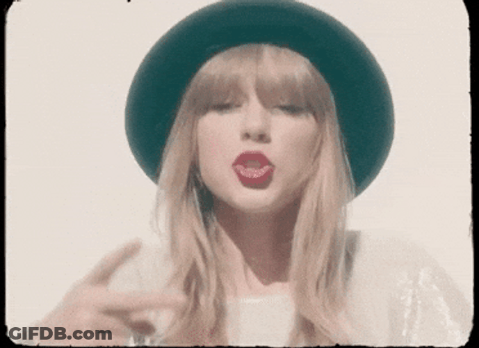 Taylor Swift Signing 22 GIF