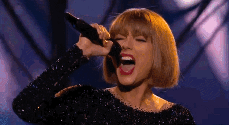 Taylor Swift Singing GIF