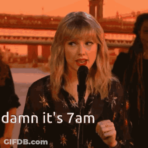 Taylor Swift Surprised It's Sunshine GIF