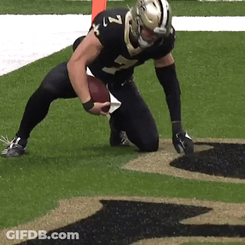 Taysom Hill Standing Up GIF