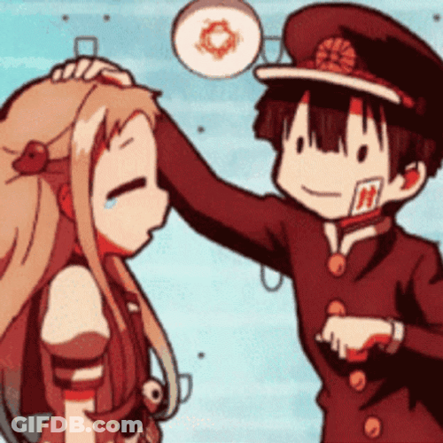 Tbhk Anime Hanako Patting Nene Yashiro GIF