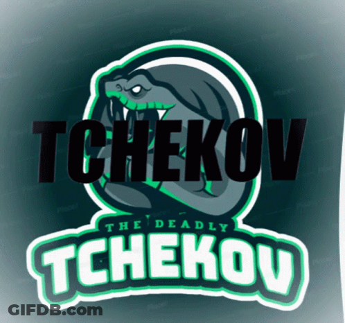 Tchekov The Deadly Tchekov Logo With Snake GIF