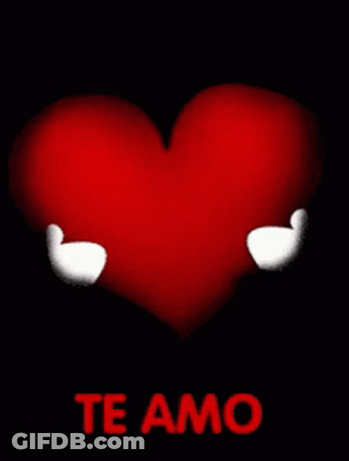 Te Amo Heart Hug Eyes In Love GIF