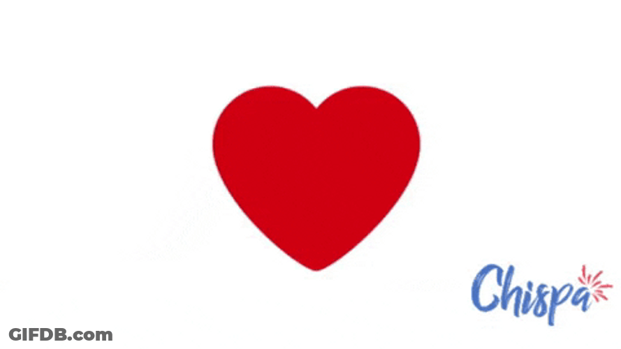 Te Amo Heart Typing Text Animation GIF