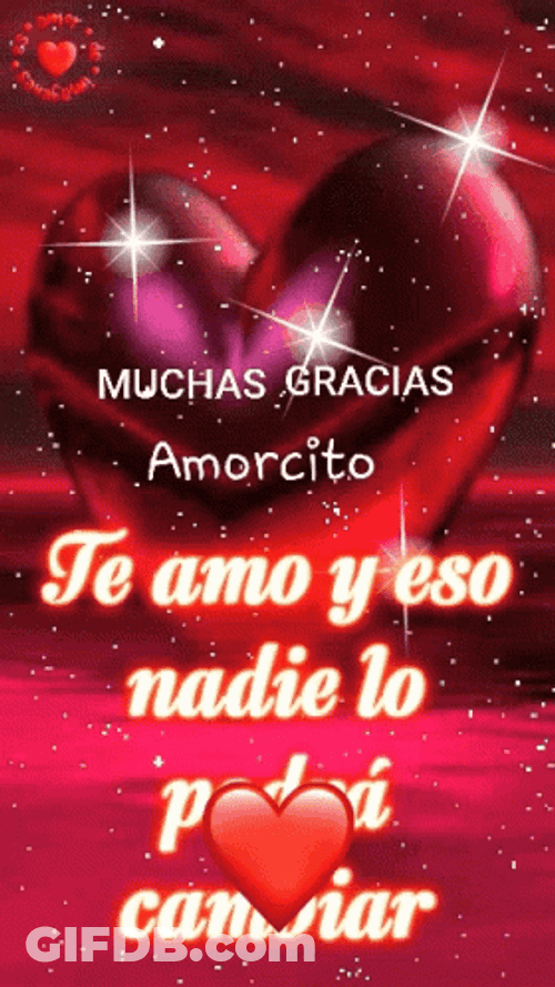 Te Amo Sparkling Heart Amor GIF