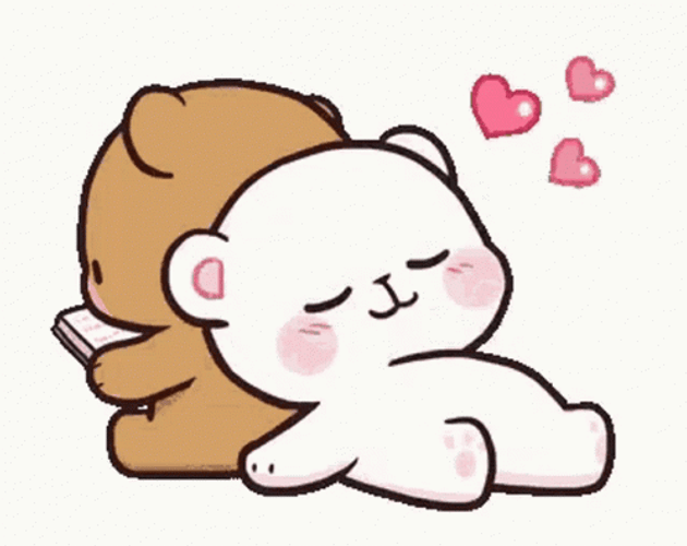 Te Quiero Milk And Tea Popping Hearts GIF