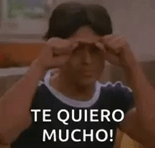 Te Quiero Mucho Finger Heart Shape GIF