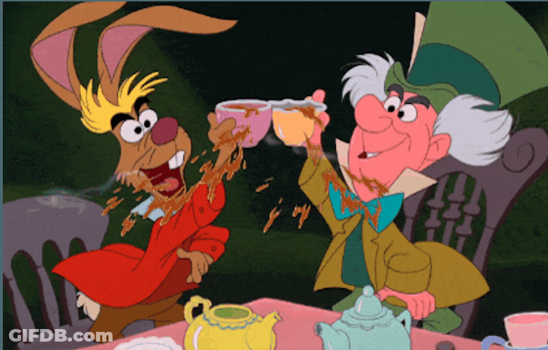 Tea Party Alice In Wonderland GIF