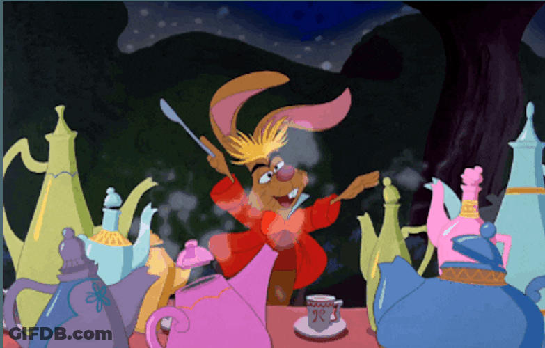 Tea Party Alice In Wonderland March Hare GIF