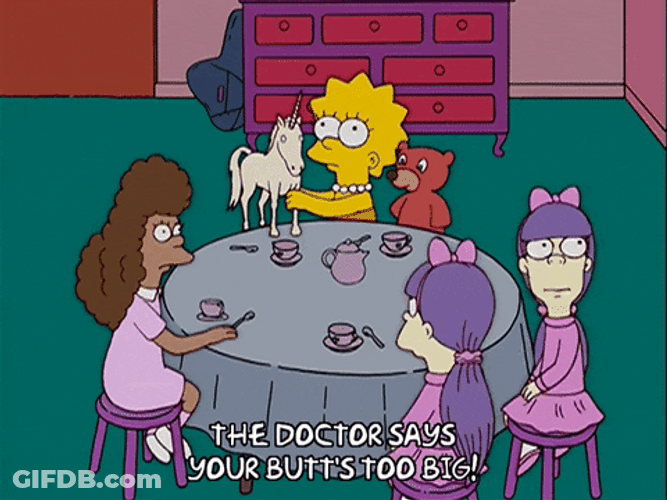 Tea Party Lisa Simpson Sherri Terri Janey GIF
