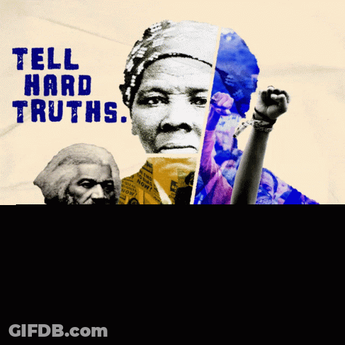 Teach Black History Poster GIF