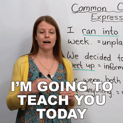 Teacher Emma Learn English Today GIF