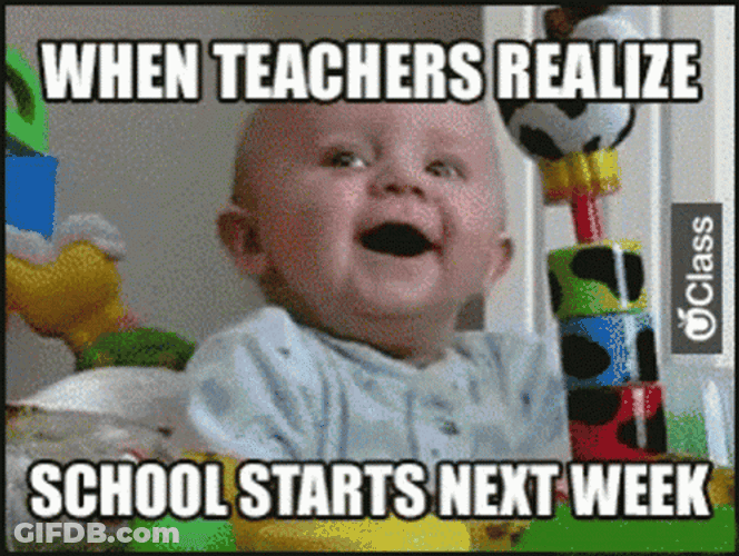 Teacher Freaking Out Baby Meme GIF