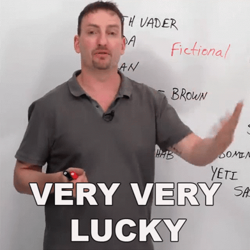 Teacher Hunter Very Very Lucky GIF