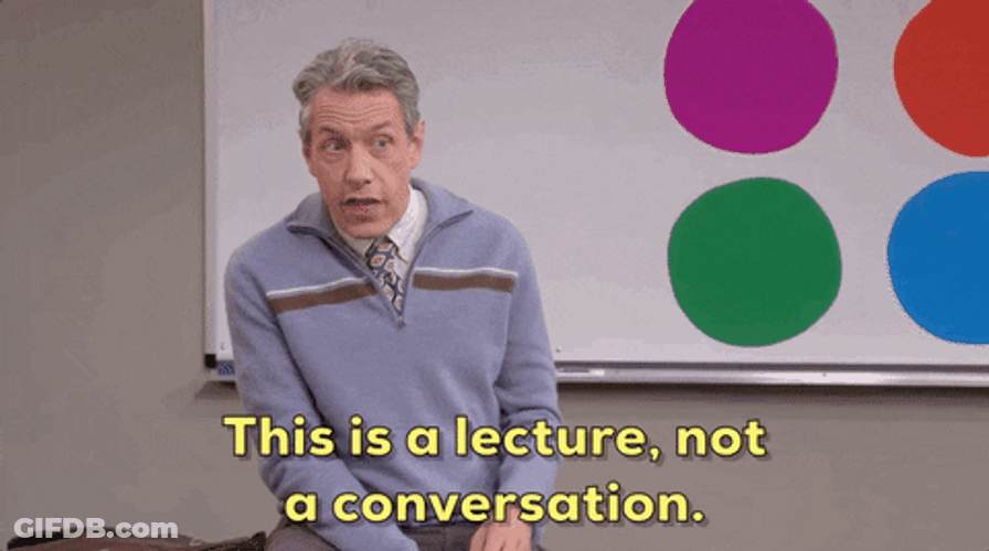Teacher Lecture John Ross Bowie GIF