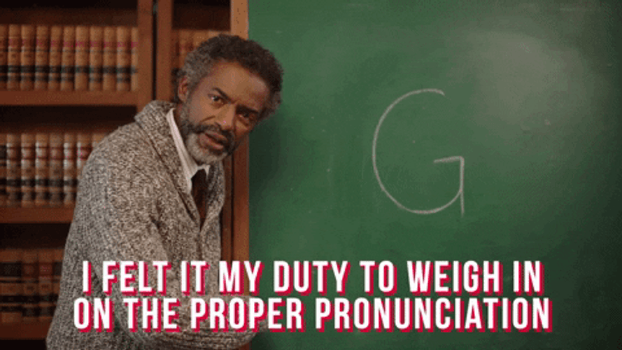 Teacher Proper Pronunciation GIF