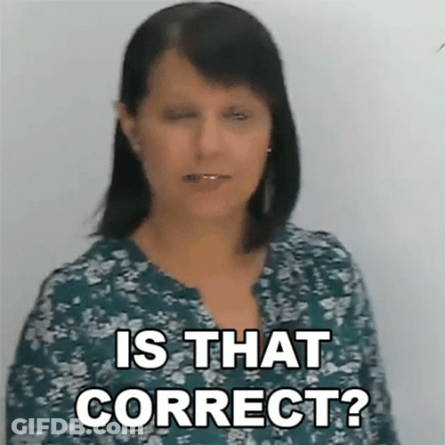 Teacher Rebecca Is That Correct GIF