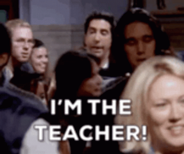Teacher Ross Geller GIF