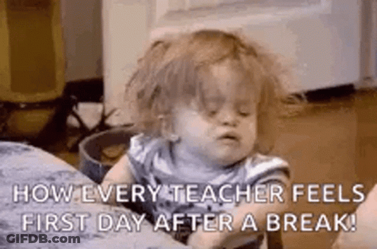 Teacher Tired GIF