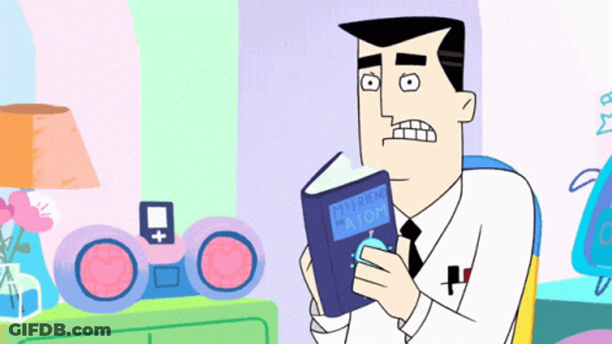 Teacher Tired Professor Utonium Sliding On Chair GIF