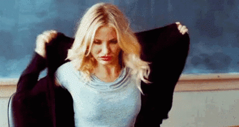 Teacher Tired Woman Covering Herself Using Jacket GIF